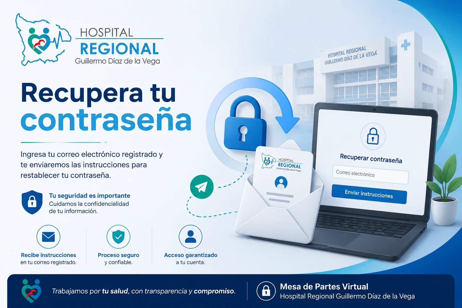 Recuperar Contraseña | Mesa de Partes Virtual | HRGDV
